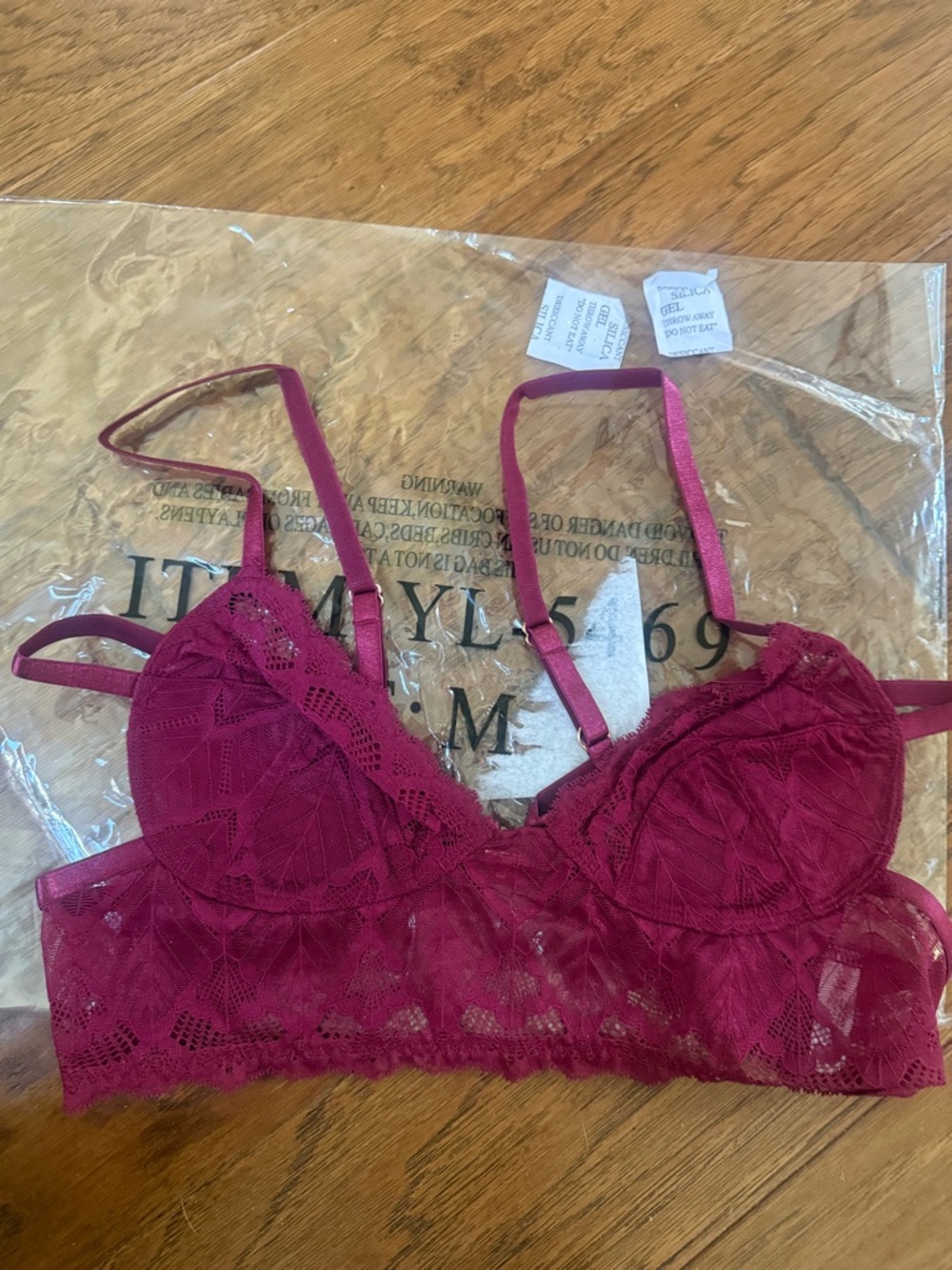 Lace Bralette in Deep Berry - Women Intimates